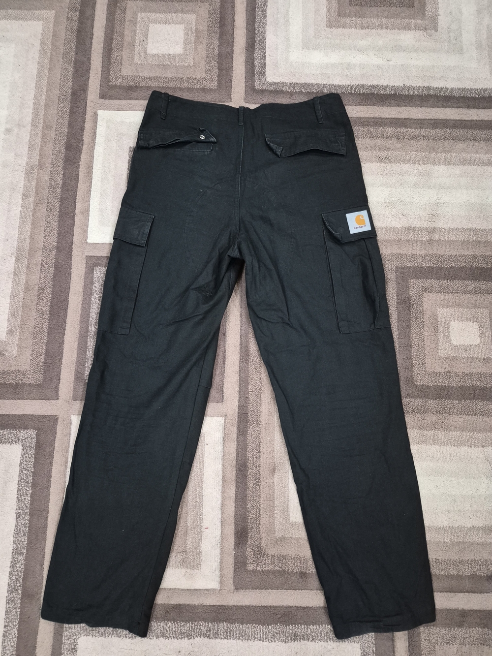 Carhartt Men’s Small Used Black Cargo Work Pants
